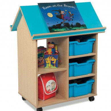 Zilās grāmatas nams (Bez kastēm)