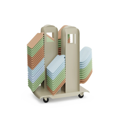 Ratiņi Ztool galdiņiem ar sēdvietu.