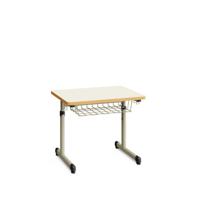 Vienvietīgs regulējama augstuma skolas galds Quar Adjustable