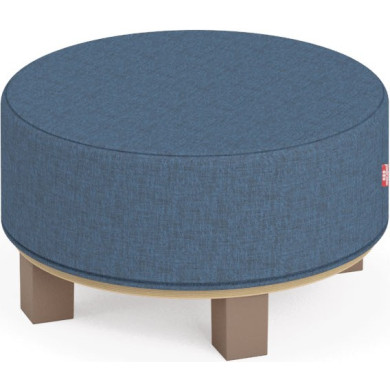 Apaļš pufs ar kājiņām Media Kids