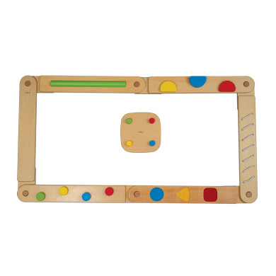 Sensorais celiņš ar dažādām faktūrām