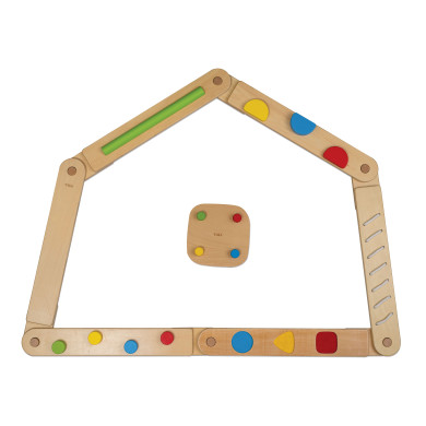 Sensorais celiņš ar dažādām faktūrām