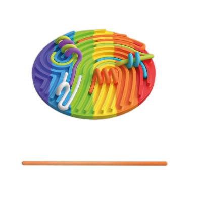 Krāsains sensorais labirints